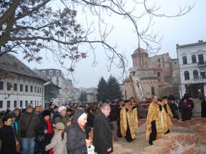 Procesiune cu icoana Sf. Antonie la Curtea Veche