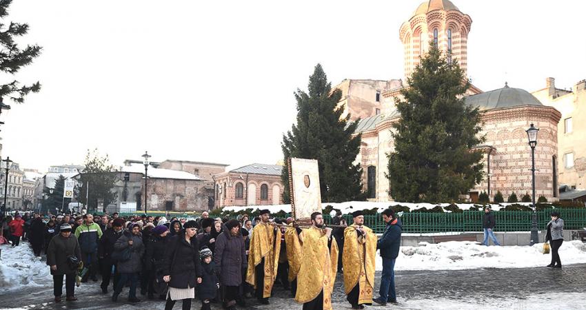 Sfantul Antonie cel Mare, praznuit in centrul Capitalei