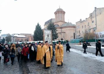 Procesiune cu icoana Sfantului Antonie cel Mare