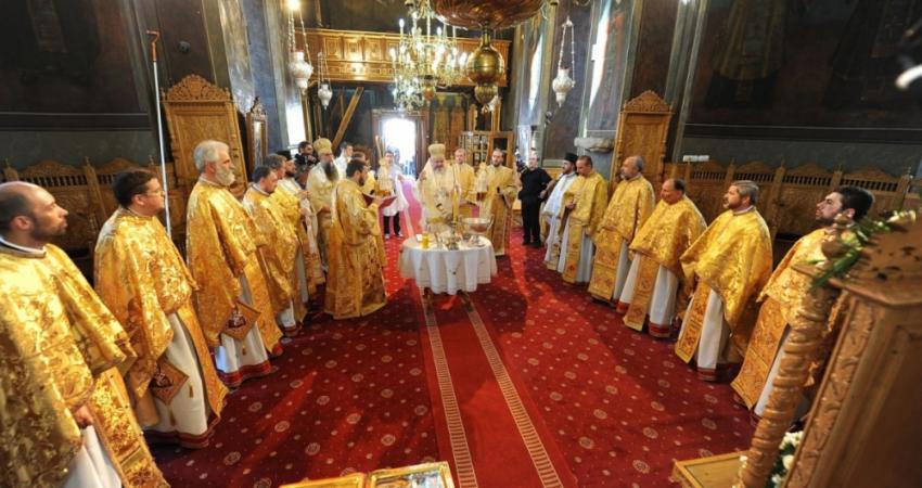 Binecuvantare patriarhala la Curtea Domneasca