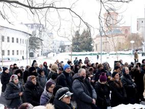 Procesiune la Biserica Domnească Curtea Veche 2017