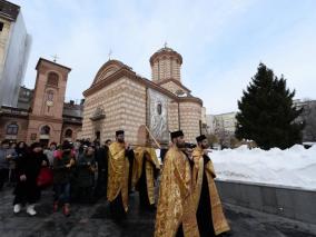 Procesiune la Biserica Domnească Curtea Veche 2017