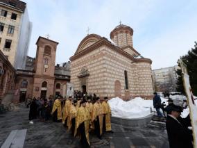 Procesiune la Biserica Domnească Curtea Veche 2017