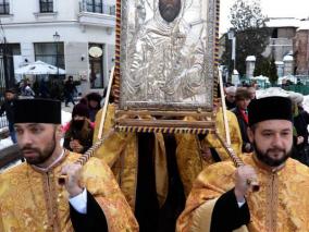 Procesiune la Biserica Domnească Curtea Veche 2017