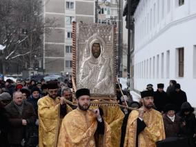 Procesiune la Biserica Domnească Curtea Veche 2017