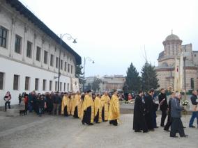 Procesiune cu icoana Sfantului Antonie cel Mare