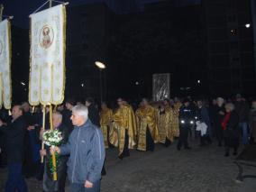 Procesiune cu icoana Sfantului Antonie cel Mare