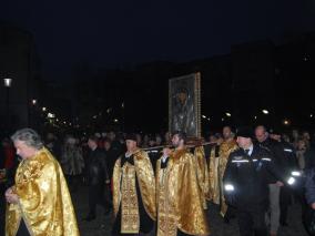 Procesiune cu icoana Sfantului Antonie cel Mare