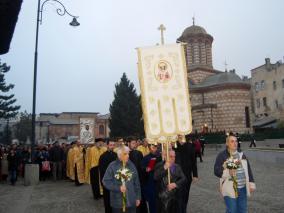 Procesiune cu icoana Sfantului Antonie cel Mare