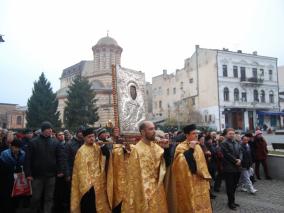 Procesiune cu icoana Sfantului Antonie cel Mare